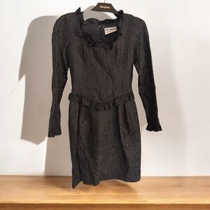 Vintage Guy Laroche Taffeta Polka Dot Dress